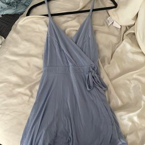 Periwinkle blue urban outfitters romper